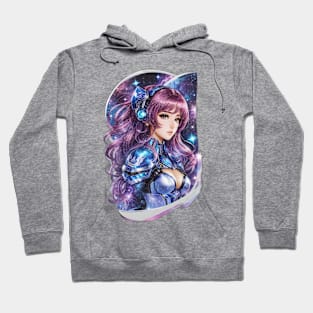 Journey Across Andromeda: The Beauty of Anime Stars Hoodie